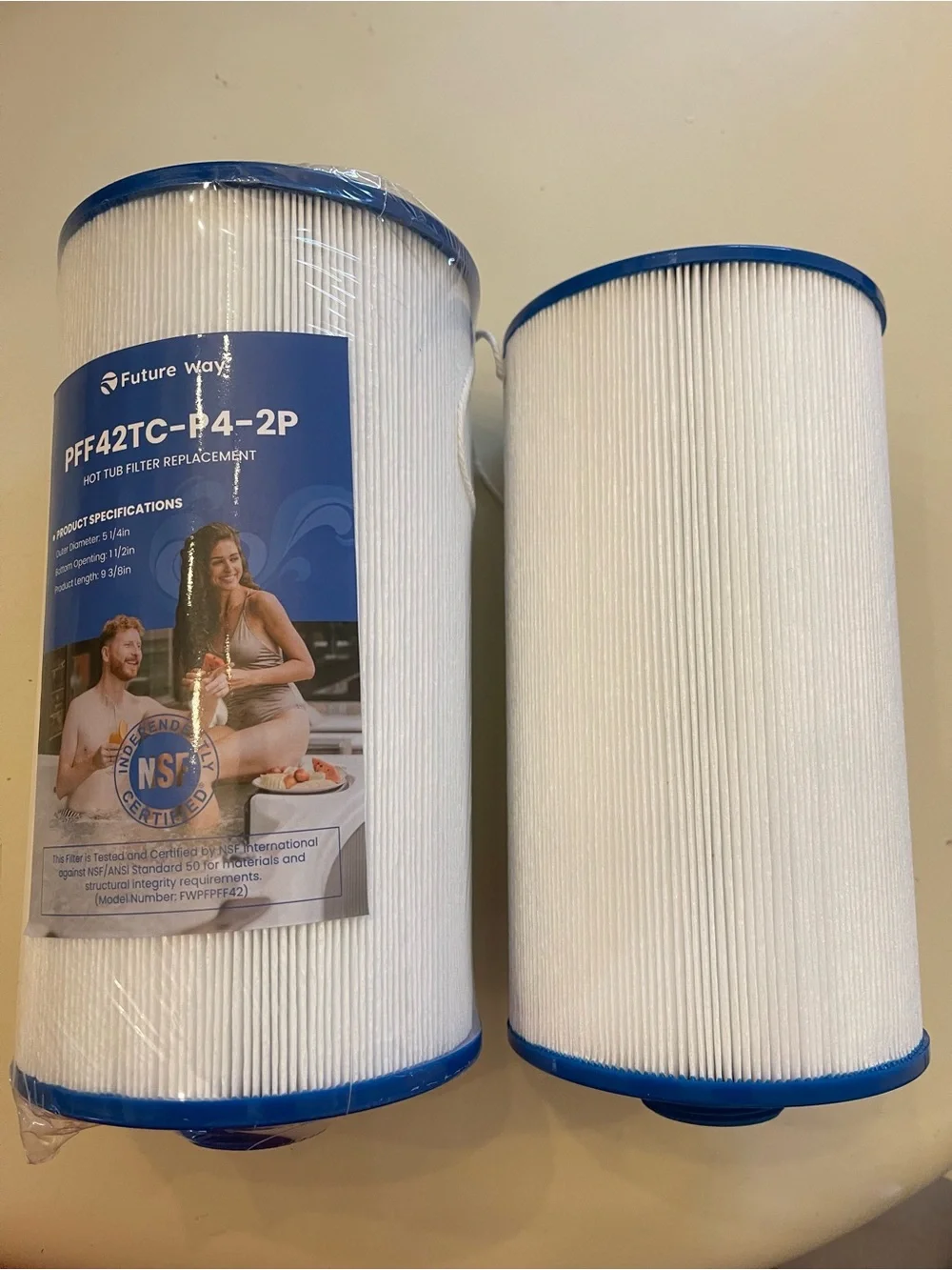 Hot Tub Filter Replacement for Lifesmart, AquaTerra Spa, Freeflow